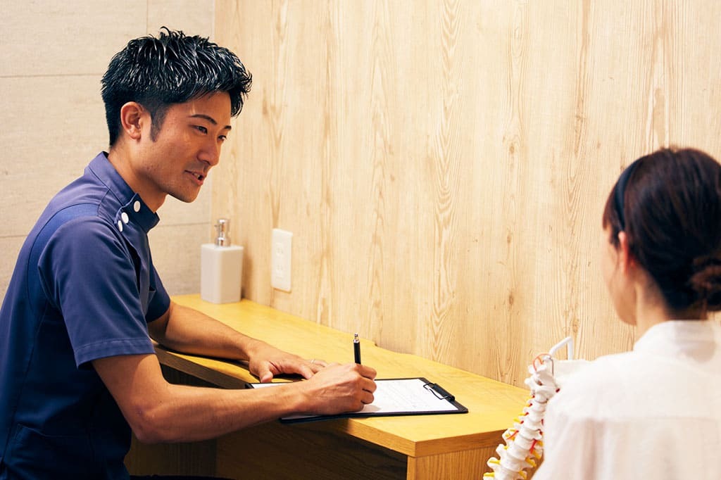 交通事故施術×安心のサポート